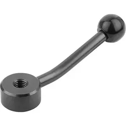 SPANNHEBEL FLACH GR.1 M08, A=75, FORM:15° STAHL, KOMP:DUROPLAST