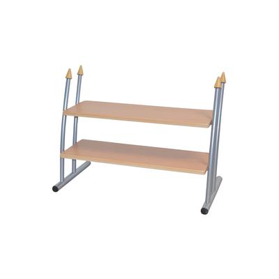 Schuhregal INOSIGN, braun (buchefarbig), 2 Stk. offene Fächer, Regale, Schuhregal, buchefarben