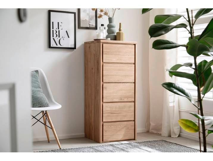 Kommode 47x113cm 'Bedford' Eiche geölt mit Sockel oder Füße