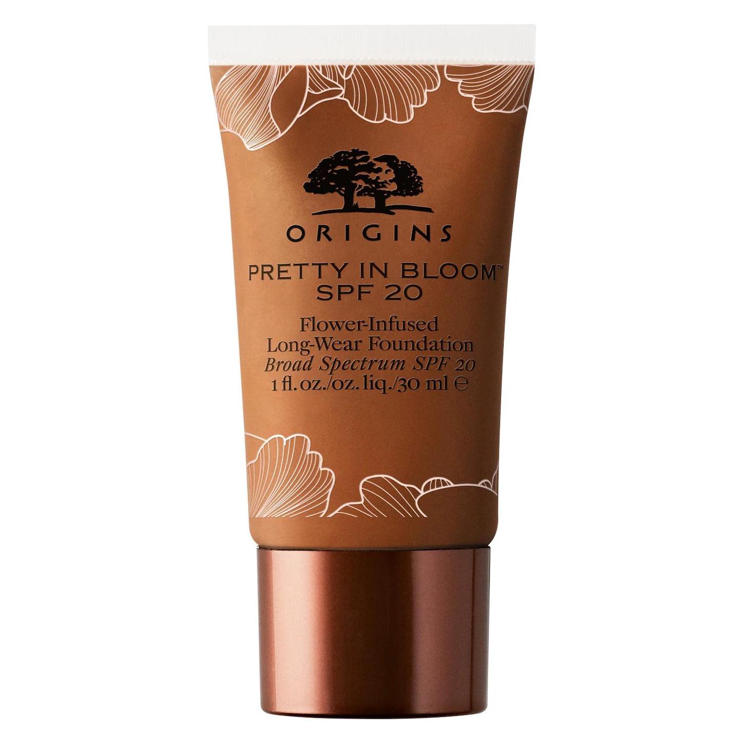 Origins Pretty in Bloom Flower-Infused Long-Wear Foundation SPF20 710 Very Deep Cool (Very Deep Cool) (P455004)