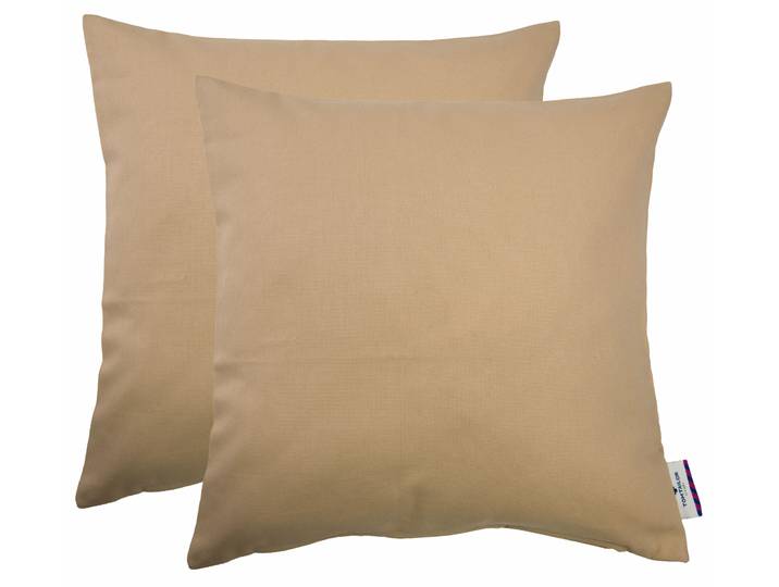 TOM TAILOR HOME Dove unifarben, Kissenhüllen ohne Füllung, 2er Pack