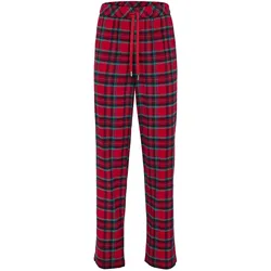 Tchibo - Flanell-Relaxhose - Damen - Gr. 36 - rot/kariert