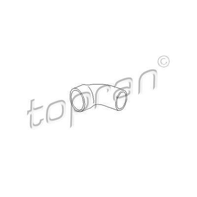 TOPRAN Ladeluftschlauch 111556 Ladeluftkühler für VW