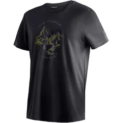 Maier Sports, Herren, Funktionsshirt, Dieter Print (M), Schwarz