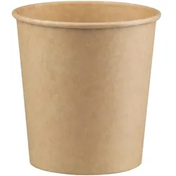 VEPATIM 250x Suppenbehälter Suppenbecher aus Kraftpapier braun 26oz 750ml