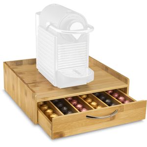 cep Kaffeestation Take a Break 23007, braun, Bambus, 33 x 10 x 32,5 cm, mit Schublade, 50 Stück