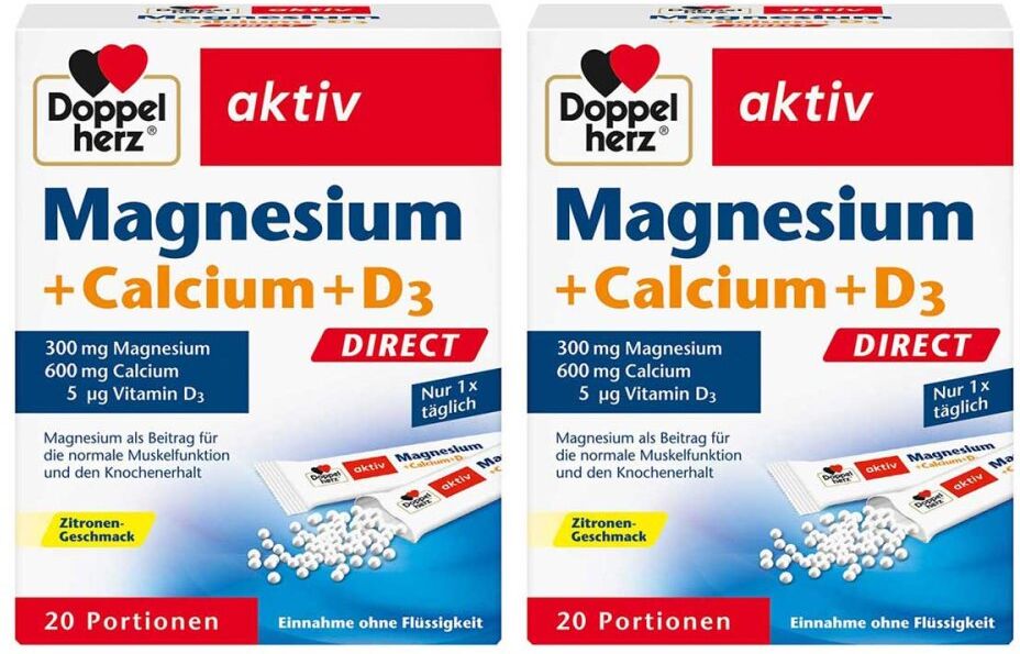 Doppelherz Magnesium+calcium+d3 Direct Pellets