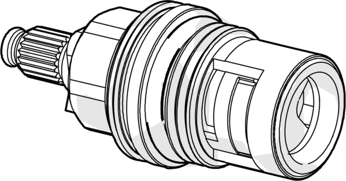 Hansa Keramik-Oberteil G 1/2 zu 5837 Unita 59914207