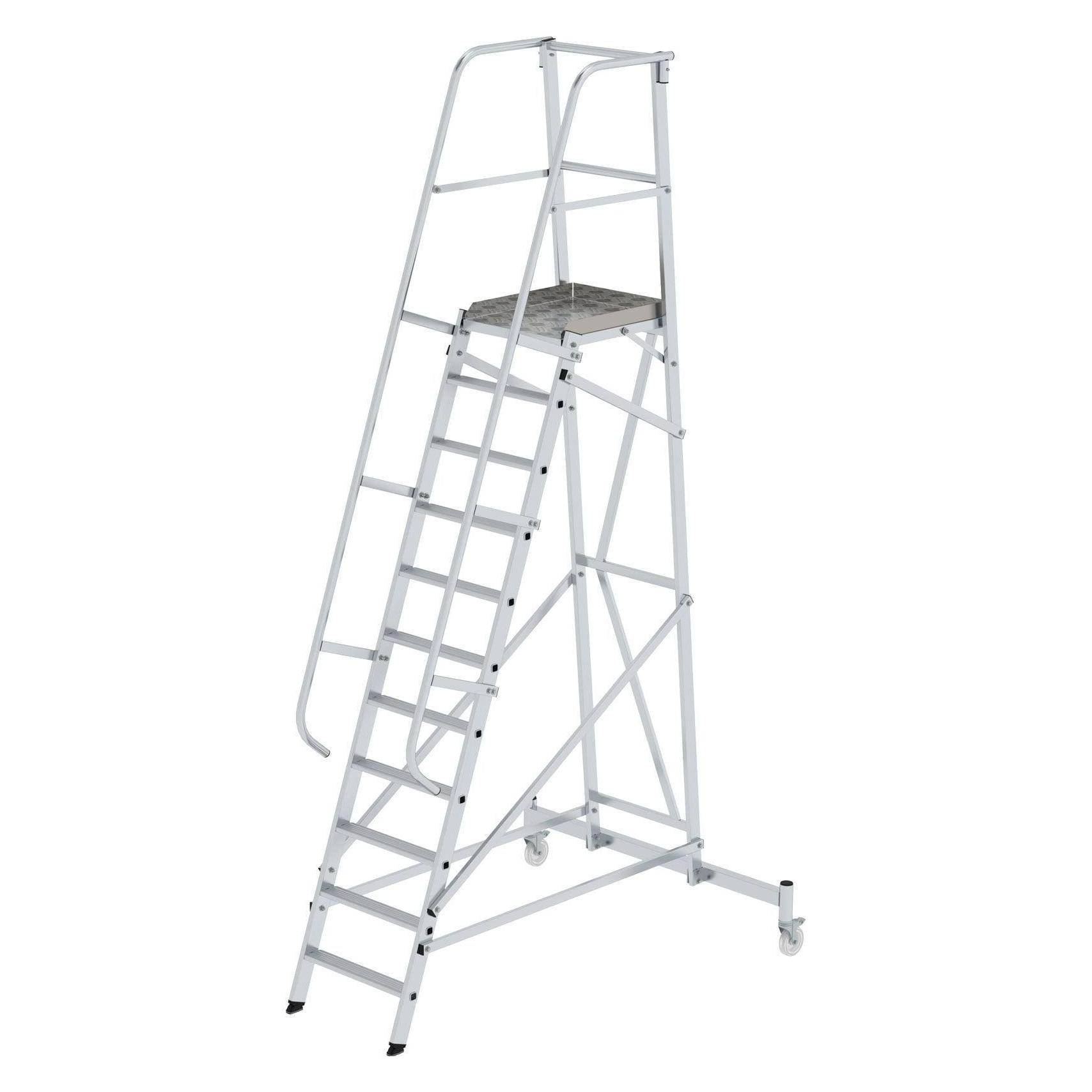 Munk Plattformleiter fahrbar 8 Stufen (Plattformleiter, 60 cm) (052508)