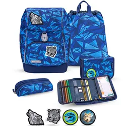 Belmil Premium Comfy Plus Schulranzenset 5-teilig - Glacier Blue Koffer24
