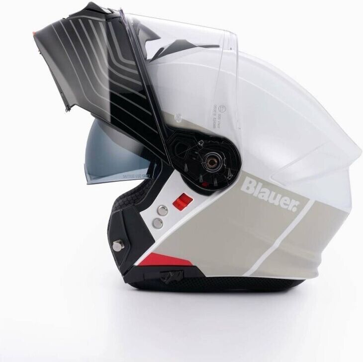Casco Moto Modulare Blauer Noah P/J Bianco taglia L