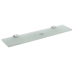 Brillantbad BIA Glasablage Messing Glas Chrom 500x19x118 mm für Bad & WC >> zum Bohren