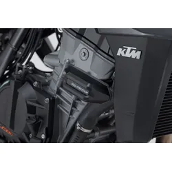 SW-Motech Sturzpad-Kit - Schwarz. KTM 990 Duke (23-).