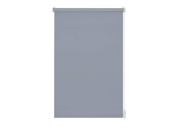 GARDINIA Rollo zum Klemmen oder Kleben, Tageslicht-Rollo, Blickdicht, Alle Montage-Teile inklusive, EASYFIX Rollo Uni, Rauchblau, 45 x 150 cm (BxH)