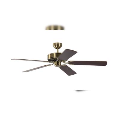 Pepeo Deckenventilator Potkuri Messing antik / Mahagoni 132