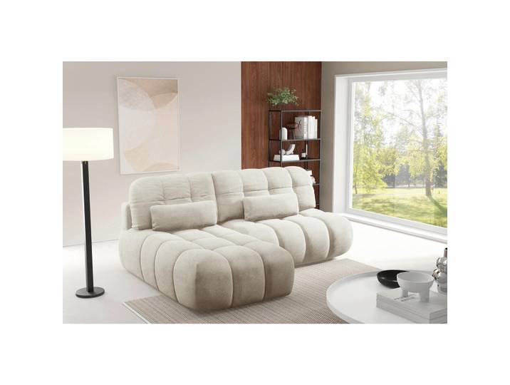 Livetastic Ecksofa Taranto, Beige, Kunststoff, 3-Sitzer, Füllung: Polyurethan (Pur), Silikon,Polyurethan (Pur), Silikon, L-Form, 225x172 cm, Made in EU, Wohnzimmer, Sofas & Couches, Wohnlandschaften, Ecksofas