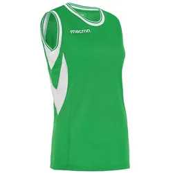Macron, Damen, Sportshirt, Potassium (S), Weiss, Grün