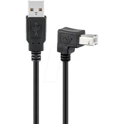 AK USB AB AGW 0M - USB 2.0 Kabel, A Stecker auf B Stecker, 0,5m