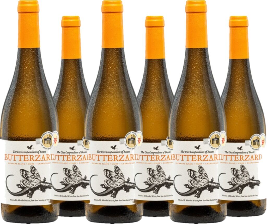 6er Vorteilspaket Butterzard 2024 Bodegas San Martín de Unx
