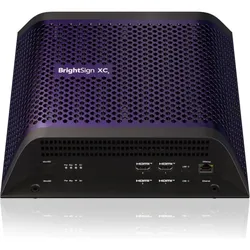 BrightSign XC4055 Digital Signage Mediaplayer (8K-Player, 4x HDMI Out, Elite HTML, 3D Grafiken, Web, Digital Signage Zubehör, Violett