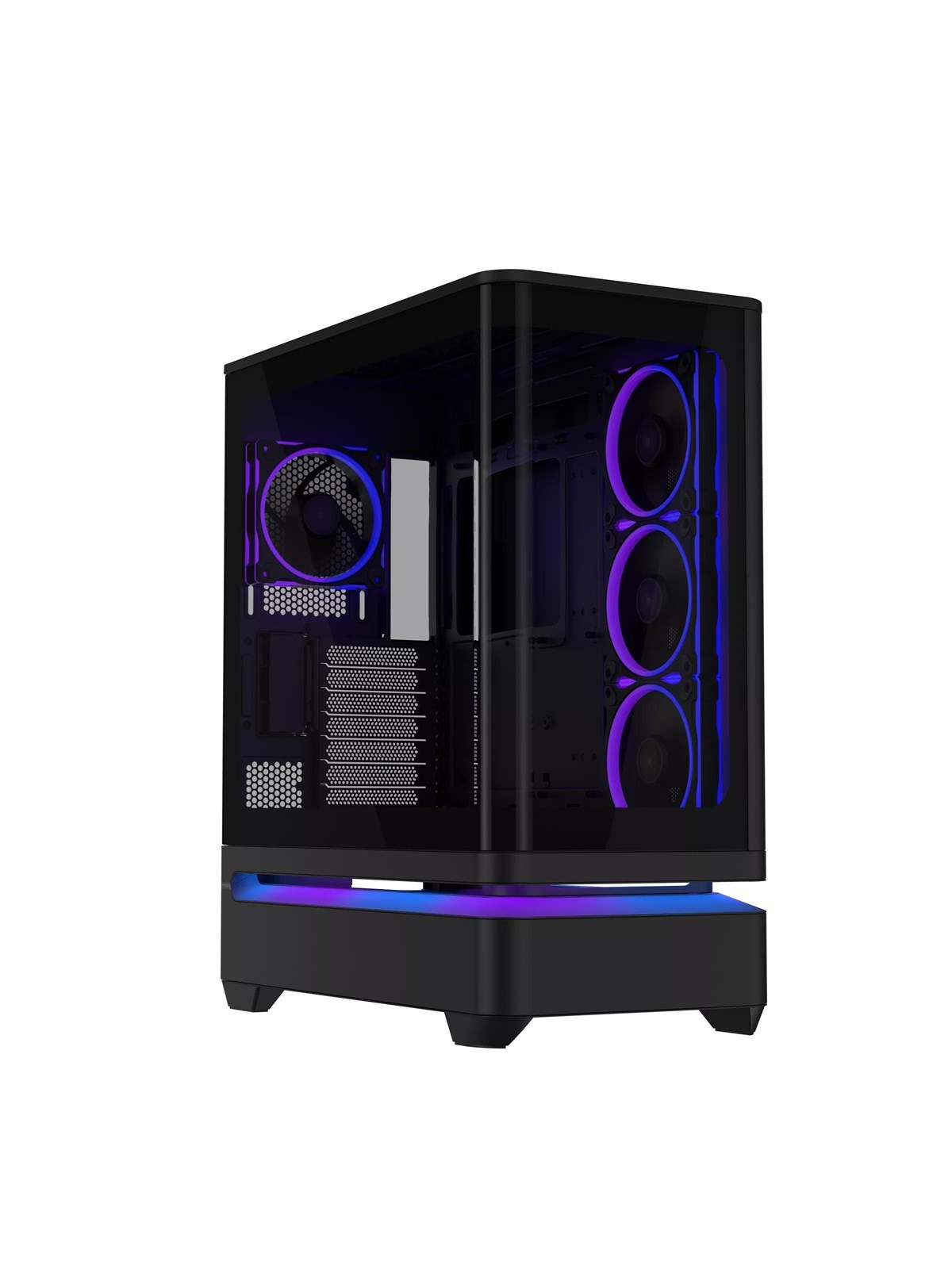 ASUS PRIME AP304 TG ARGB BLACK - Gehäuse - Miditower - Schwarz
