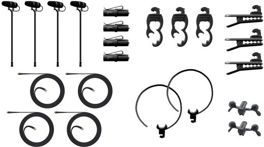 DPA Microphones DPA CORE+ 4099-DP-4R Rock Touring KIT, Extreme SPL, 4x Mikrofon