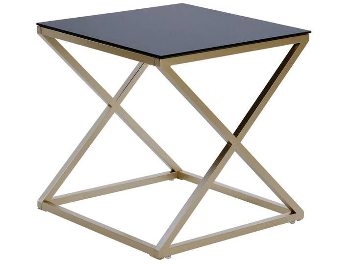Jahnke Beistell-/Nachttisch X-TRA D 140, gold, Metall