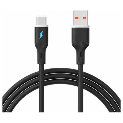 Akyga USB-Kabel USB-A Stecker, USB-C® Stecker 1m Schwarz AK-USB-62