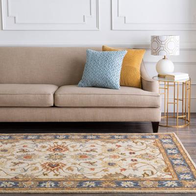 Livabliss Artistic Weavers Nia Handmade Traditional Border Area Rug