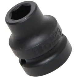 BGS 5439 Impact Nuss / Krafteinsatz Sechskant SW 9mm Antrieb 12,5mm (1/2") für Schlagschrauber geeignet