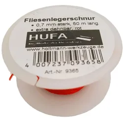 Hufa Fliesenleger Schnur Ø 0.7mm x 50m rot