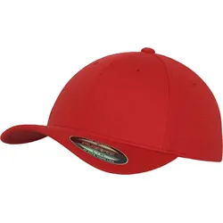FLEXFIT Unisex Double Jersey Flexfit Kappe Klassische Cap 6778/6778T red S/M