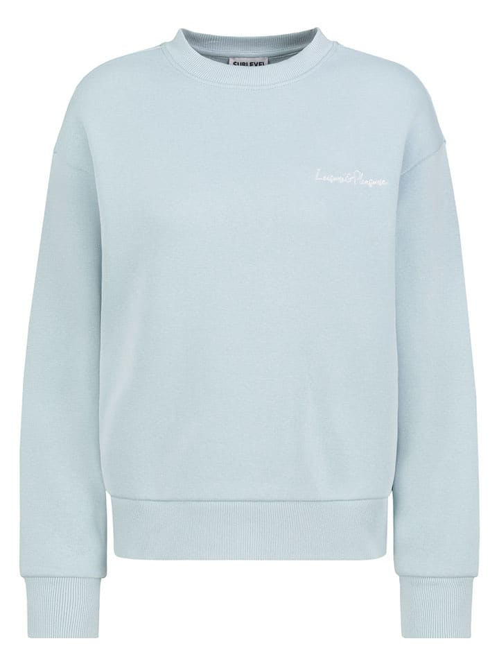 Sublevel Sweatshirt in Hellblau - S