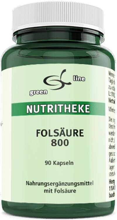 green line Folsäure 800 Kapseln 90 St