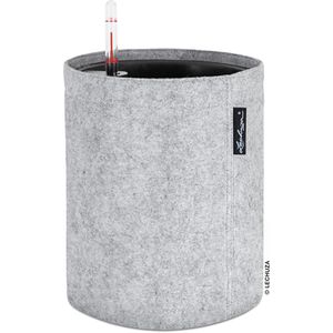 Lechuza Übertopf TRENDCOVER 23 Filz, hellgrau, Ø 23 x 27 cm, aus Filz, für innen, mit Wasserspeicher und Innentopf