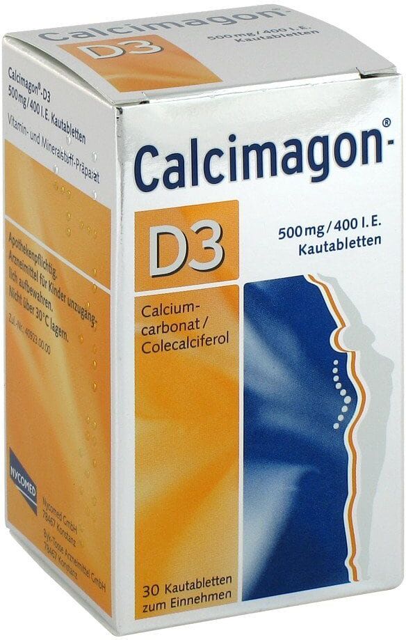 Calcimagon-D3 500mg/400 I.E. Kautabletten