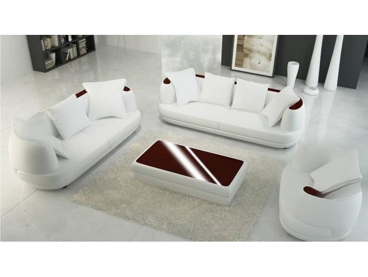 Xlmoebel Sofa Ledersofa mit USB-Anschluss und weichen Polstern, Hergestellt in Europa