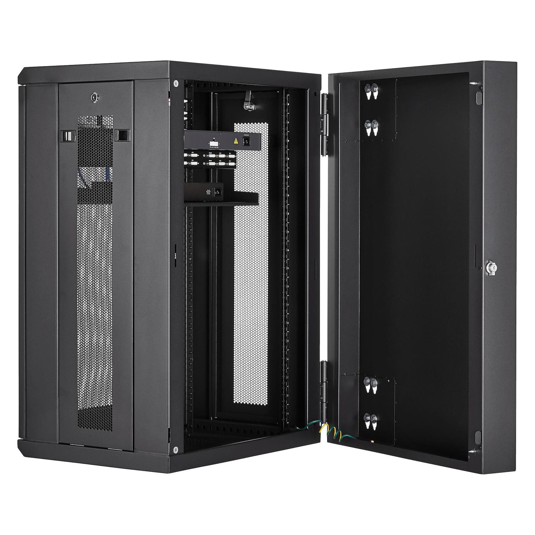 StarTech Server Rack Enclosure 18he (18 HE, 19 Zoll Rack) (RK1820WALHM)