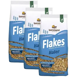 3er-Pack Barnhouse Bio-Haferflakes