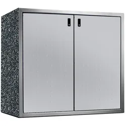 Paul Wolff Mülltonnenbox SILENT 242-Perlmutt Schwarz-Weißaluminium-Edelstahl