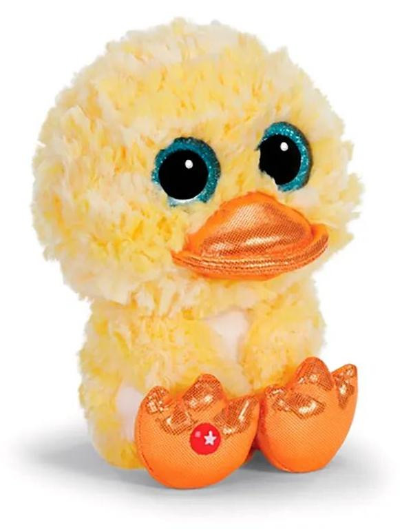 NICI Pluche Glubschis Eend Honey Dee, Geel, 15 cm