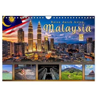 Reise durch Asien - Malaysia (Wandkalender 2026 DIN A4 quer), CALVENDO Monatskalender
