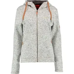 Adisur Strickfleece Jacke Damen (Mittelgrau), 42