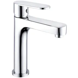 Aloni Lux hoher Waschtischmischer Design Chrom