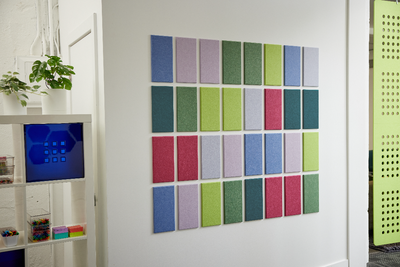 Felt Right Solstice Mosaic   Sound Dampening Pinnable Tiles