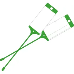 Eichner Warenanhänger 9219-00778 neutral grün 100 Stück