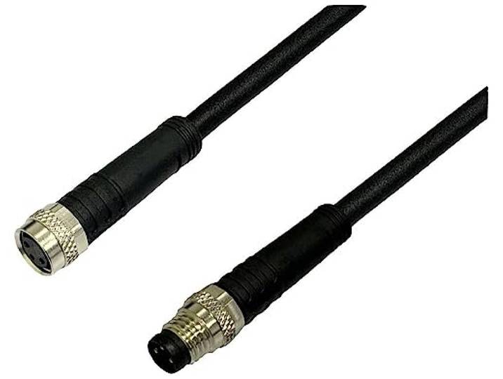 BKL Electronic 2700039 sensor-actuator-verlengkabel M8 stekker recht op koppeling recht 5 m P