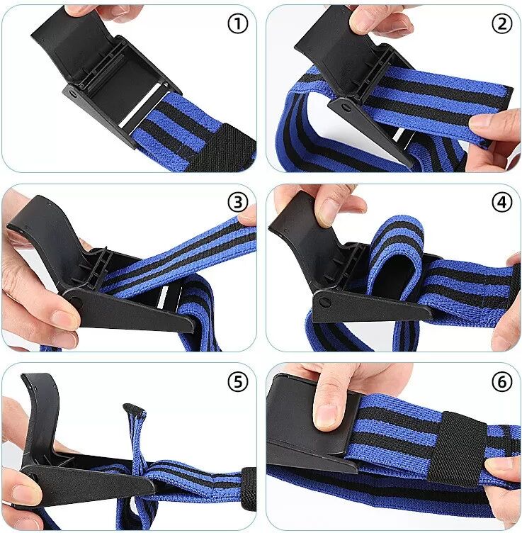 INF Bande d'entraînement à occlusion musculaire BFR pour cuisses 90x5cm - Bande de résistance pour musculation, fitness et