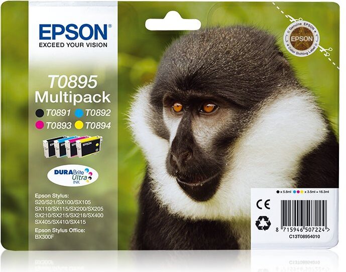 Set cartucce stampante Epson C13T08954020 DURABRITE ULTRA Multipack