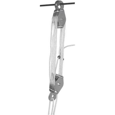 Berger & Schröter 60004 Seilflaschenzug Tragfähigkeit (ohne Umlenkrolle) 300kg
